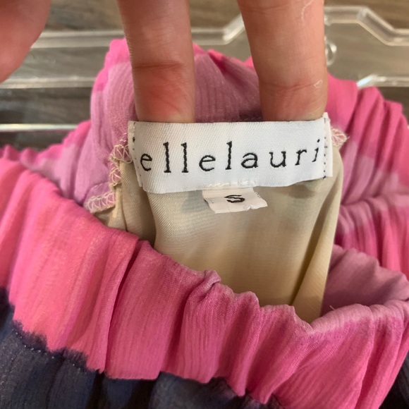 Elle Lauri rainbow silk mini skirt - Picture 3 of 3